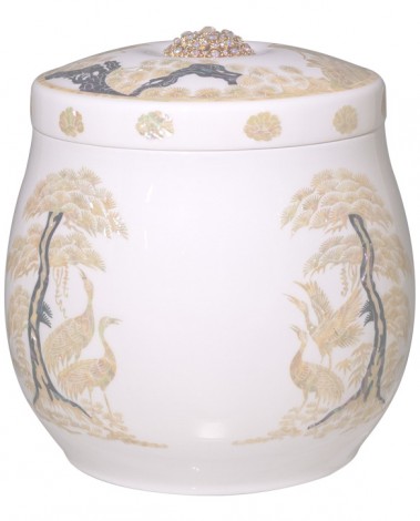 뉴크라운35 흰색송학자개-F16532